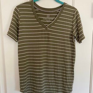 Vienna Couture Women's Essential Striped T-Shirt
